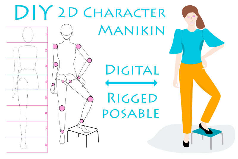 INDEX - Artist Manikin in Affinity Designer