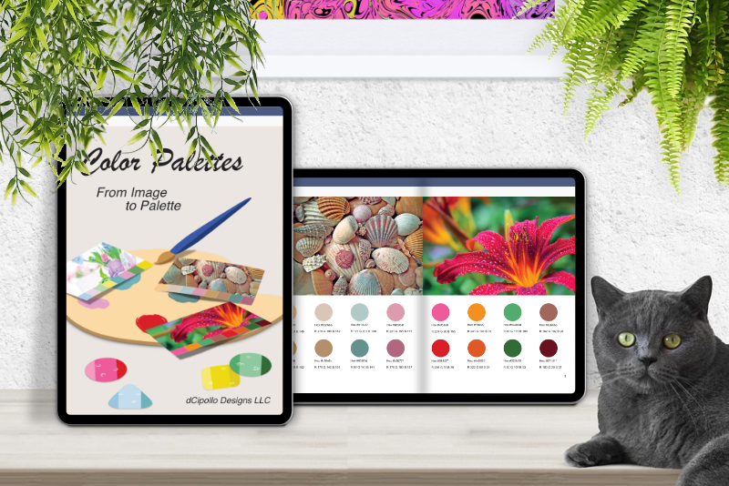 Color Palette Book Template Design Details