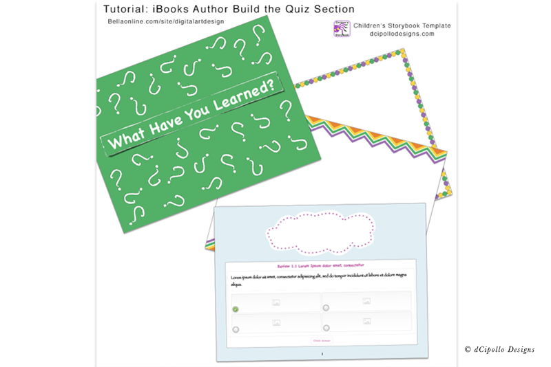 iBooks Author Build the Quiz Section
