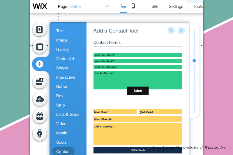 Wix Website from Scratch - Contact Form Settings