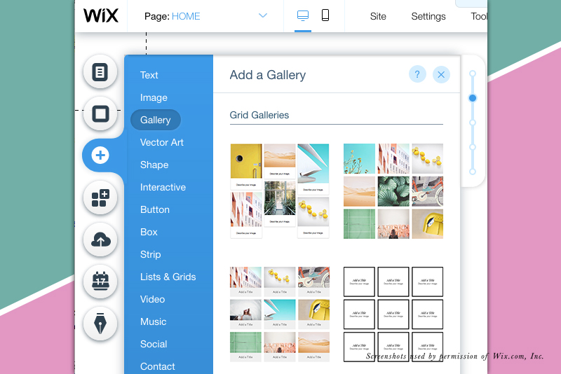 how to add alt text in wix pro gallery in wix editor