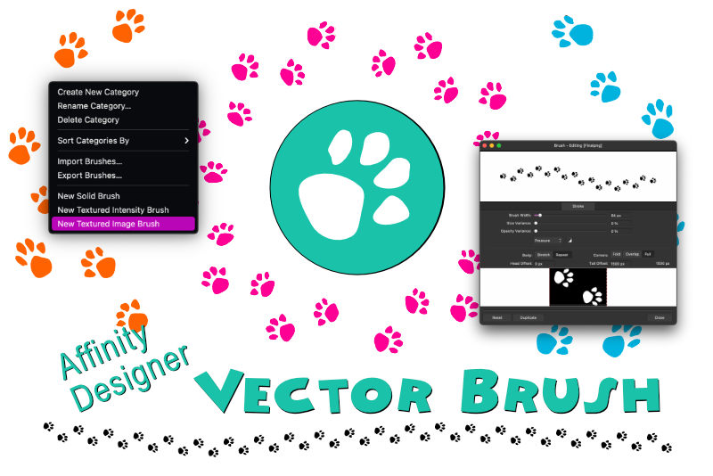 Affinity Designer DIY Vector Brush - The Brush