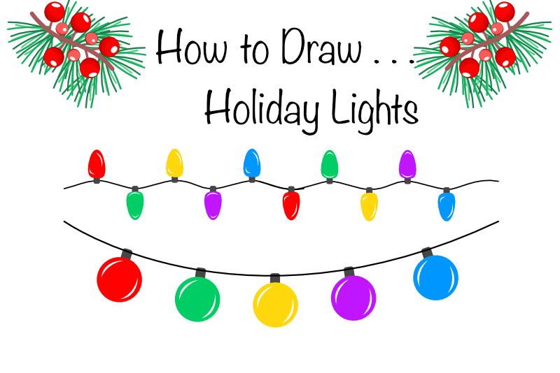 How to Draw Holiday Lights Affinity Designer