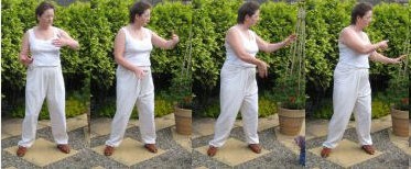 images showing of TaiChi movement