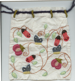 Elizabethan Swete Bag embroidered by your Host